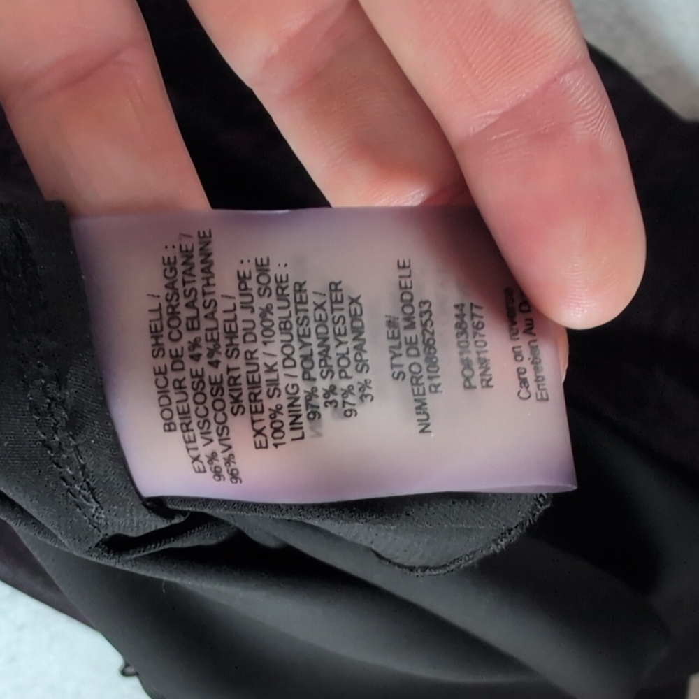 Alice + Olivia Black and Purple Backless Maxi Dress SILK 🩷 - Picture 5 of 8